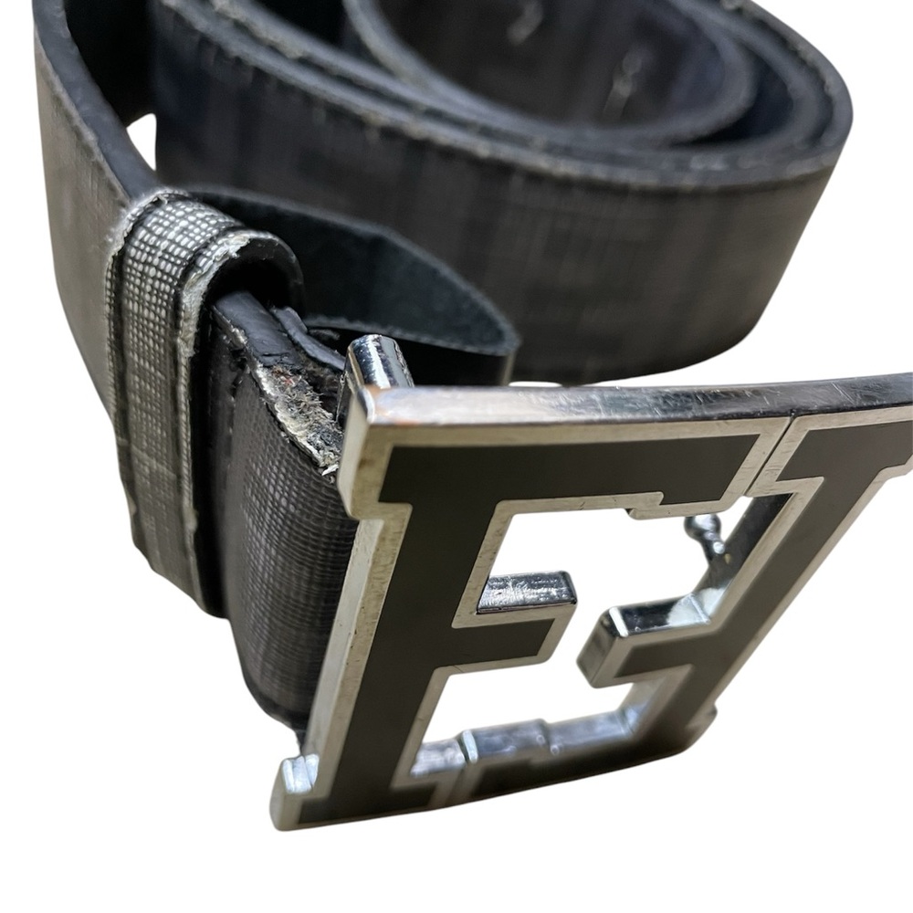 Black Belt with Silver Buckle